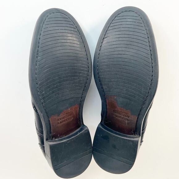 Johnston & Murphy Lewis Black Leather Wingtip Oxford Dress Shoes Men 10 main image 12